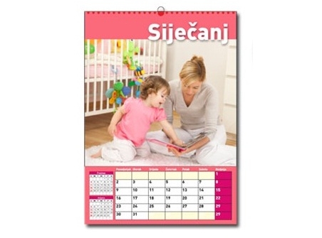 Personalizirani kalendar sa va&scaron;im fotkama u Studiju PRINT EXPRESS