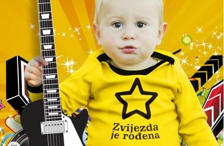 Otkačena odjeća za bebe i djecu na webshopu ZVIJEZDA JE ROĐENA