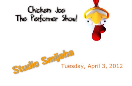 Dvije ulaznice za 'Chicken Joe The Performer Show' u STUDIJU SMIJEHA