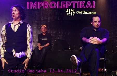 Večer improvizacijske komedije i grupa IMPROLEPTIKA u STUDIJU SMIJEHA