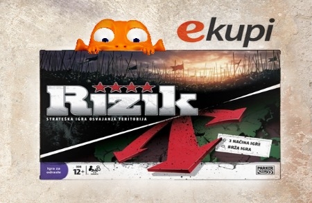 Osvojite cijeli svijet uz zabavnu dru&scaron;tvenu igru 'Rizik' koju vam donosi eKupi