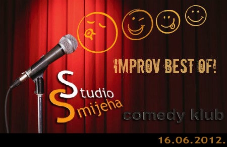 Najbolje od improvizacijske komedije u klubu STUDIO SMIJEHA