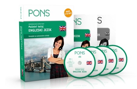 PONS komunikacijski jezični paket za početni tečaj engleskog jezika, sa dostavom