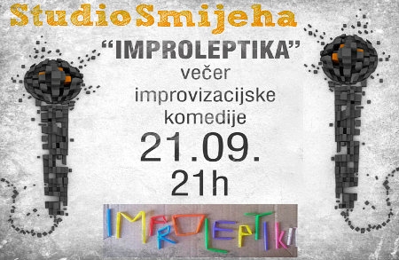Večer improvizacijske komedije u STUDIJU SMIJEHA uz najbolje improvizatore iz Europe