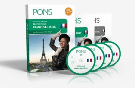 Početni tečaj francuskog jezika uz PONS komunikacijski jezični paket, sa dostavom