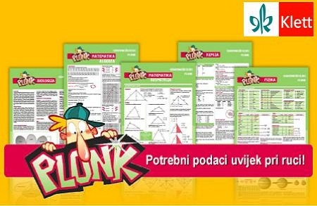 Lako učenje uz komplet PLONK priručnika za osnovne &scaron;kole, izdavačke kuće KLETT VERL...