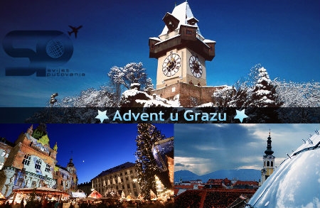Advent u Grazu uz putničku agenciju SVIJET PUTOVANJA