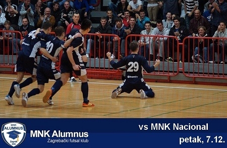 Futsal - Dvije karte po cijeni jedne za utakmicu MNK ALUMNUS i MNK Nacional