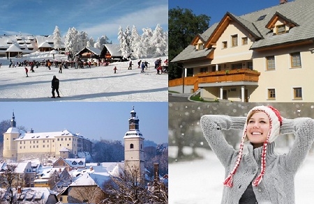 Skijanje na skijali&scaron;tu Krvavec i zimska čarolija za dvije osobe u susjednoj Sloveni...
