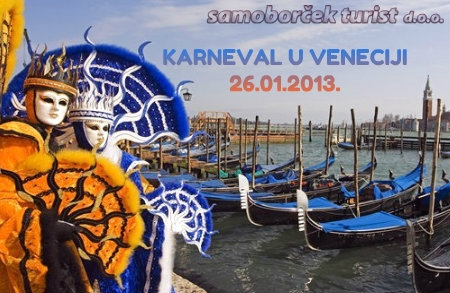 Karneval u Veneciji 26.01.2013. &ndash; GARANTIRANI POLAZAK