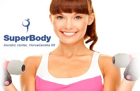 Grupni programi vježbanja u trajanju od mjesec dana u Aerobic centru SUPER BODY