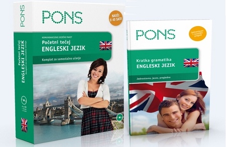 PONS-ov sveobuhvatan paket za učenje engleskog jezika, sa uključenom dostavom