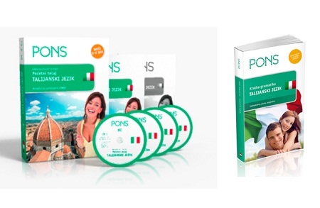 Komunikacijski jezični paket za početni talijanski i gramatički priručnik, sa dosta...