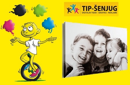 Uz digitalni studio TIP &Scaron;ENJUG izradite originalnu sliku na platnu iz osobnih fotog...