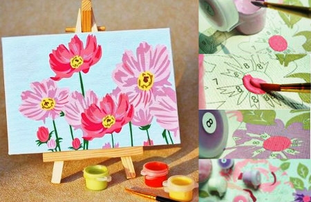 3 komada slika 'Paint by numbers' sa motivima po izboru, iz ponude TOP DUĆANA