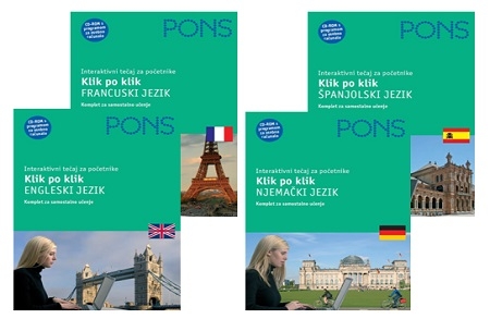Interaktivni početni tečaj za engleski, njemački, francuski ili &scaron;panjolski jezik...
