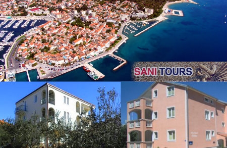 Biograd na moru &ndash; trodnevni odmor za dvije osobe u apartmanima SANI TOURS
