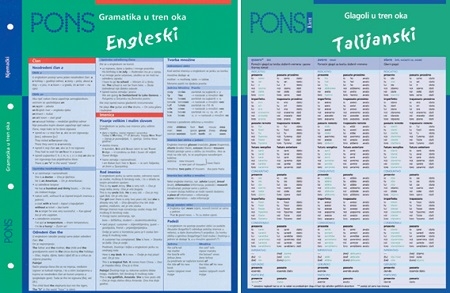 4 priručnika po izboru za učenje glagola i gramatike za strane jezike, sa dostavom