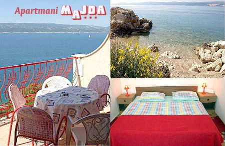 Omi&scaron;ka rivijera, Ruskamen &ndash; trodnevni aranžman za 4 osobe u apartmanima MAJDA...