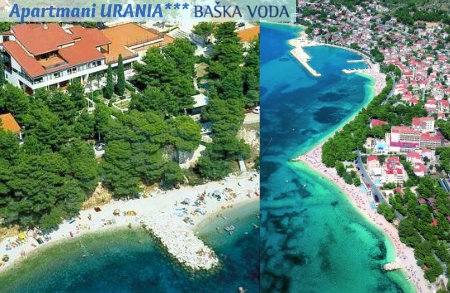 Ba&scaron;ka Voda; uživajte u ljepotama Makarske rivijere uz smje&scaron;taj u apartmanima URANIA...