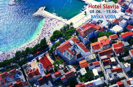 Ba&scaron;ka Voda; uživajte u ljepotama Makarske rivijere uz smje&scaron;taj u hotelu SLAVIJA...