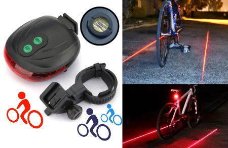 LED svjetlo i laser za bicikle koje iscrtava virtualnu stazu oko Vas, za samo 99 kuna