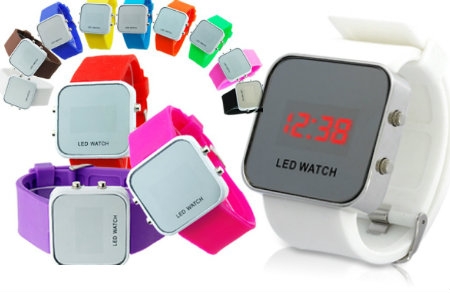 Samo 99 kuna za 2 originalna unisex silikonska sata sa LED prikazom, u boji po izboru