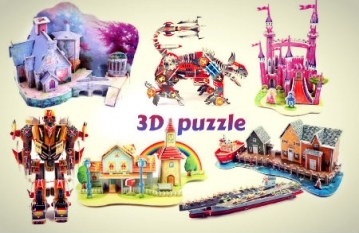 3D puzzle - zabava i edukacija za Va&scaron;e dijete uz čak 3 modela iz ponude TOP DUĆANA...