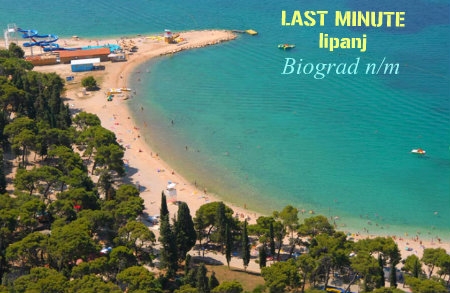 LAST MINUTE ponuda! Biograd na moru, 2 noćenja za do 4 osobe u apartmanima