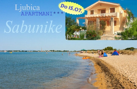 Sabunike kraj Zadra &ndash; trodnevni aranžman za do 4 osobe u apartmanima LJUBICA