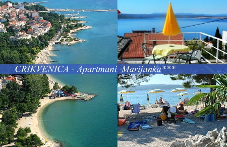 Crikvenica - 2 noćenja sa doručkom za 2 osobe u apartmanima MARIJANKA***