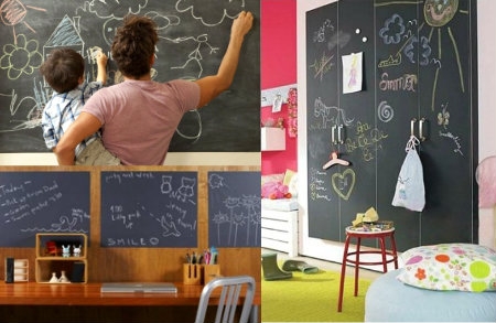 Zidna naljepnica za pisanje kredom dimenzija 45x200 cm iz ponude TOP DUĆANA